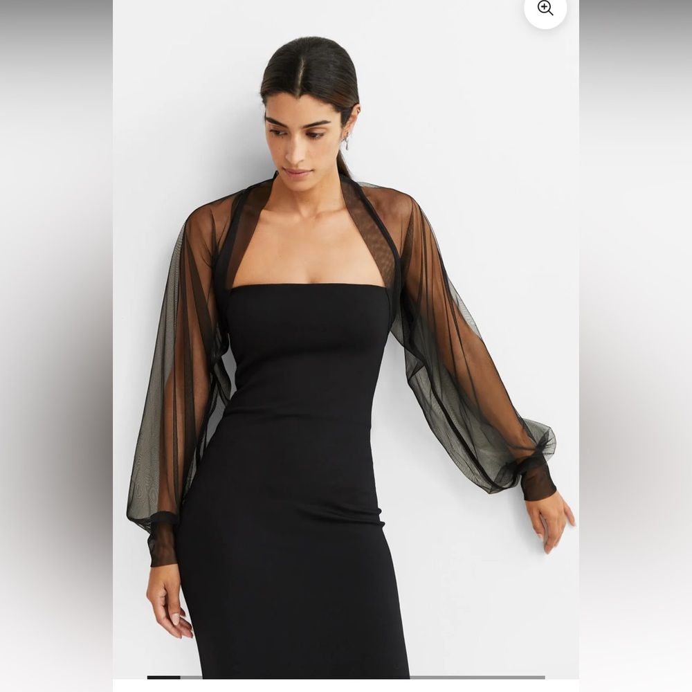 MARELLA Black Natalia dress and Olympia Bolero top XS
